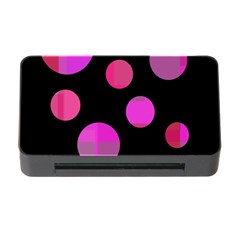 Pink Abstraction Memory Card Reader With Cf