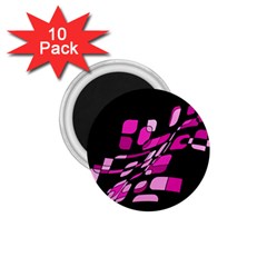 Purple Abstraction 1 75  Magnets (10 Pack) 