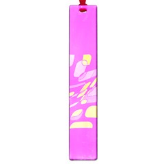 Pink Abstraction Large Book Marks