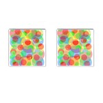 Colorful circles Cufflinks (Square) Front(Pair)