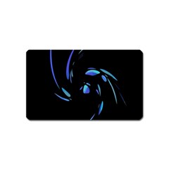 Blue Twist Magnet (name Card) by Valentinaart