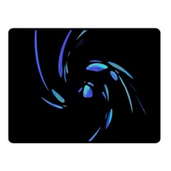 Blue Twist Fleece Blanket (small)