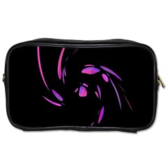 Purple Twist Toiletries Bags 2-side by Valentinaart