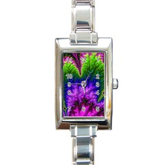 Amazing Special Fractal 25c Rectangle Italian Charm Watch