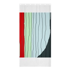 Decorative Lines Shower Curtain 36  X 72  (stall)  by Valentinaart