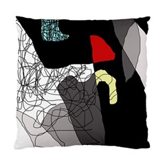 Decorative Abstraction Standard Cushion Case (two Sides) by Valentinaart