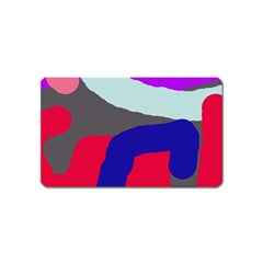 Crazy Abstraction Magnet (name Card) by Valentinaart