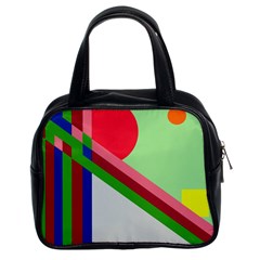 Decorative Abstraction Classic Handbags (2 Sides) by Valentinaart