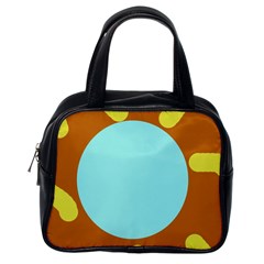 Abstract Sun Classic Handbags (one Side) by Valentinaart