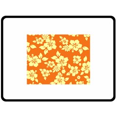 Sunny Hawaiian Fleece Blanket (large) 