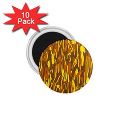 Yellow Pattern 1 75  Magnets (10 Pack)  by Valentinaart