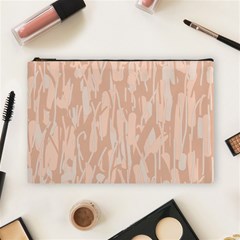 Pink Pattern Cosmetic Bag (large) 