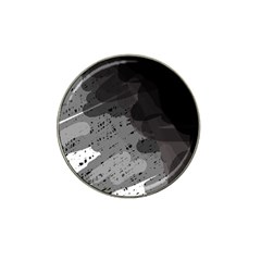 Black And Gray Pattern Hat Clip Ball Marker (10 Pack) by Valentinaart