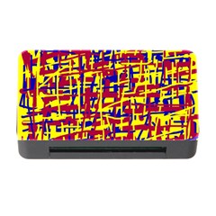 Red, Yellow And Blue Pattern Memory Card Reader With Cf