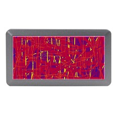 Red And Blue Pattern Memory Card Reader (mini)