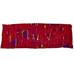 Red And Blue Pattern Body Pillow Case Dakimakura (two Sides)