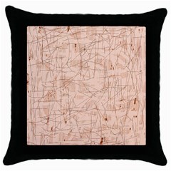 Elegant Patterns Throw Pillow Case (black)