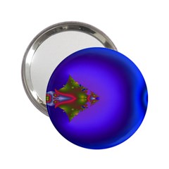 Into The Blue Fractal 2 25  Handbag Mirrors