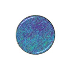 Blue Pattern Hat Clip Ball Marker (4 Pack) by Valentinaart