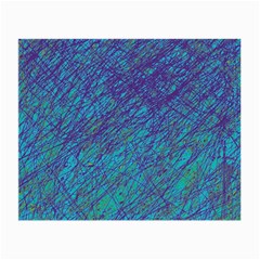 Blue Pattern Small Glasses Cloth (2-side)