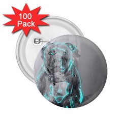 Dog 2 25  Buttons (100 Pack)  by NSAsStore