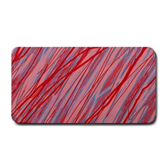 Pink And Red Decorative Pattern Medium Bar Mats by Valentinaart