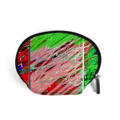 Colorful Pattern Accessory Pouches (small)  by Valentinaart