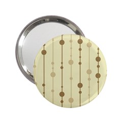 Brown Pattern 2 25  Handbag Mirrors