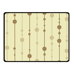 Brown Pattern Fleece Blanket (small)