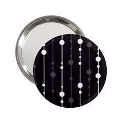 Black And White Pattern 2 25  Handbag Mirrors