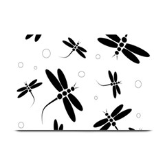 Black And White Dragonflies Plate Mats