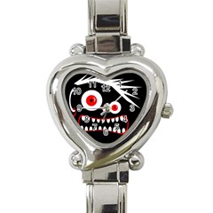 Crazy Monster Heart Italian Charm Watch