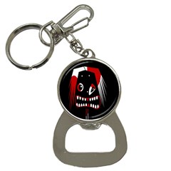 Zombie Face Bottle Opener Key Chains