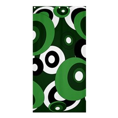 Green Pattern Shower Curtain 36  X 72  (stall)  by Valentinaart