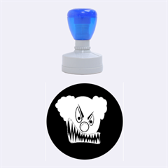 Evil Clown Rubber Round Stamps (medium) by Valentinaart