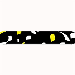 Yellow, Black And White Pattern Small Bar Mats