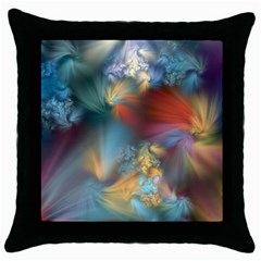 More Evidence Of Angels Throw Pillow Case (black)