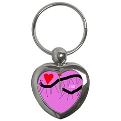 Centipedes Key Chains (heart)  by Valentinaart