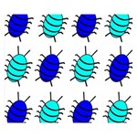 Blue bugs Double Sided Flano Blanket (Small)  50 x40  Blanket Front