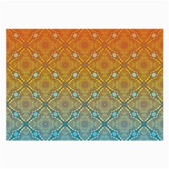 Ombre Fire And Water Pattern Large Glasses Cloth (2-side)