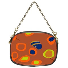 Orange Abstraction Chain Purses (two Sides)  by Valentinaart