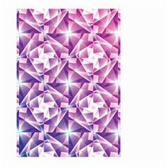 Purple Shatter Geometric Pattern Large Garden Flag (two Sides) by TanyaDraws