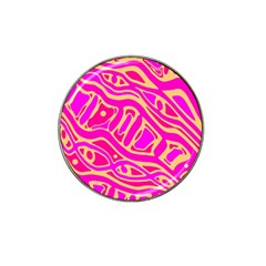 Pink Abstract Art Hat Clip Ball Marker (10 Pack) by Valentinaart