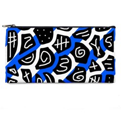 Blue Playful Design Pencil Cases