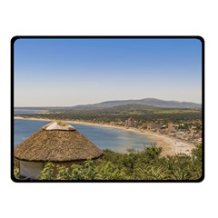 Landscape Aerial View Piriapolis Uruguay Fleece Blanket (small)