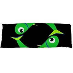 Green Fishes Body Pillow Case Dakimakura (two Sides)