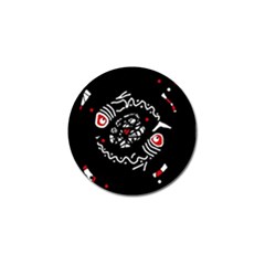 Abstract Fishes Golf Ball Marker (10 Pack)