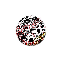 Colorful Chaos By Moma Golf Ball Marker