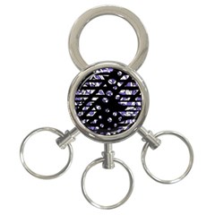 Purple Freedom 3-ring Key Chains by Valentinaart