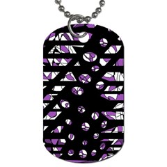 Violet Freedom Dog Tag (two Sides)